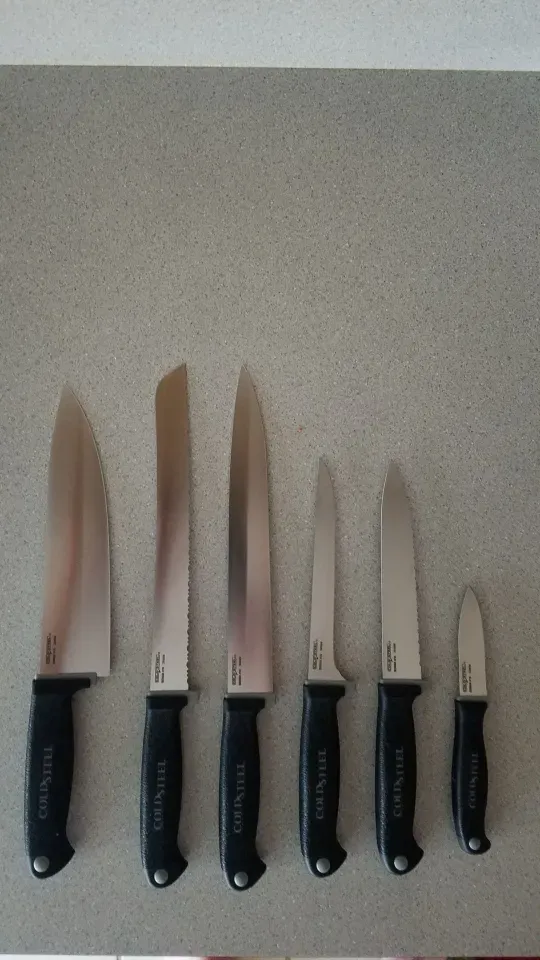 This set comes with these plus 6 steak knives in a oak co...