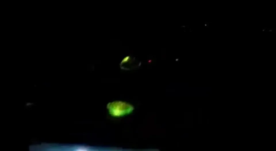 That same marker without any illumination. Note the compa...