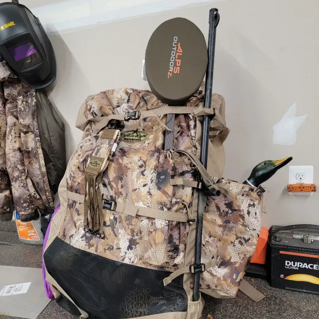 Great lightweight stool for the swamps. Folds up quick an...