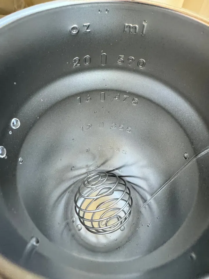 I also appreciate the stamped fluid levels inside the Cor...
