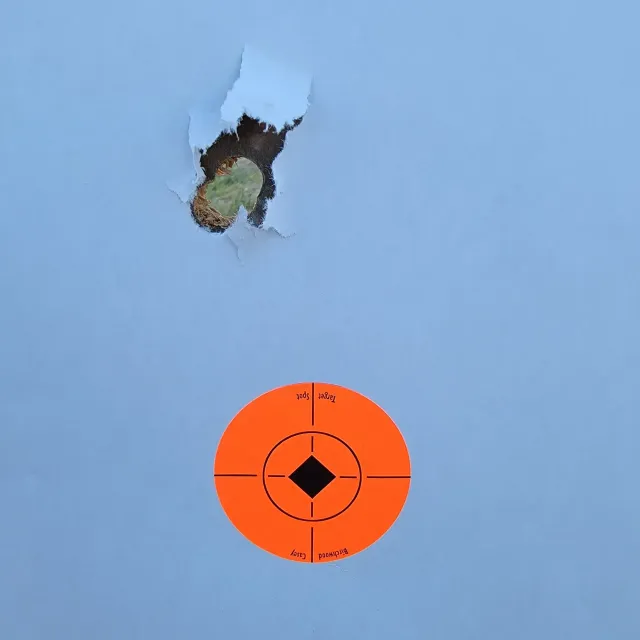 3 shot, 100 yd. Group with a CVA Paramount. 105 gr. by we...