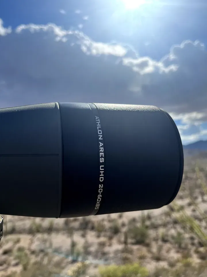 This angled spotting scope made quick work of the Arizona...