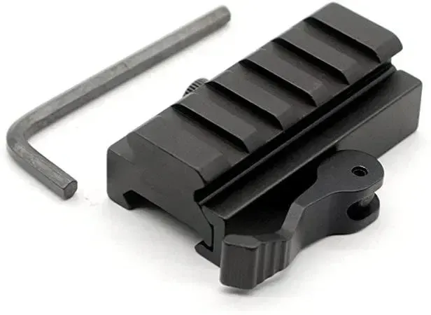 One negative for the kit itself. There's a picatinny rail...