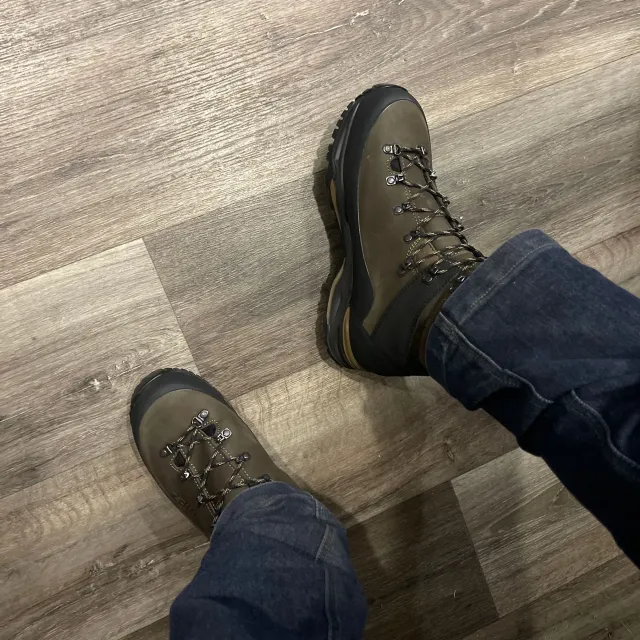That 981 Wasatch GTX from Zamberlan is a heavy boot that'...